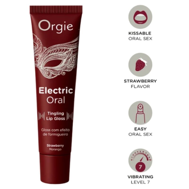 ORGIE Electric Oral Lipgloss mit Kribbeleffekt, 15 ml
