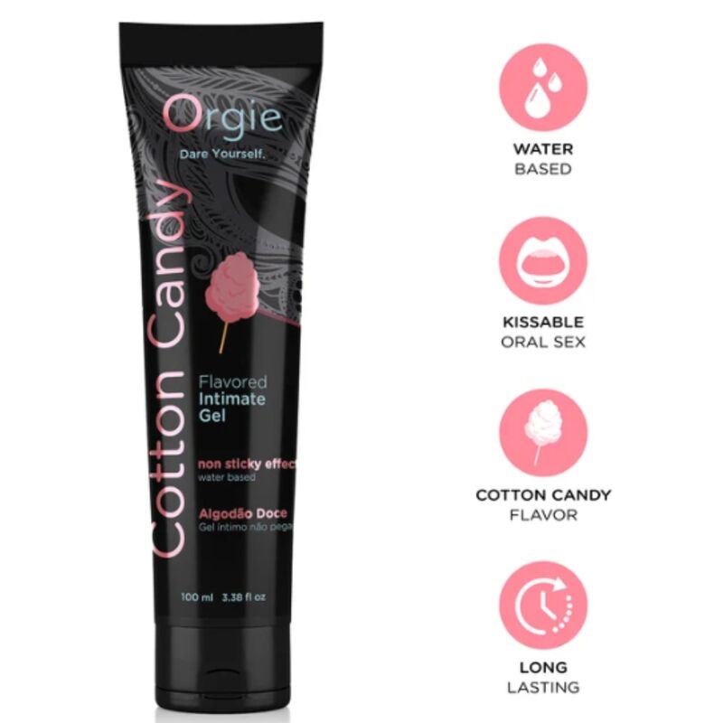 ORGIE Cotton Candy Gleitgel auf Wasserbasis 100 ml