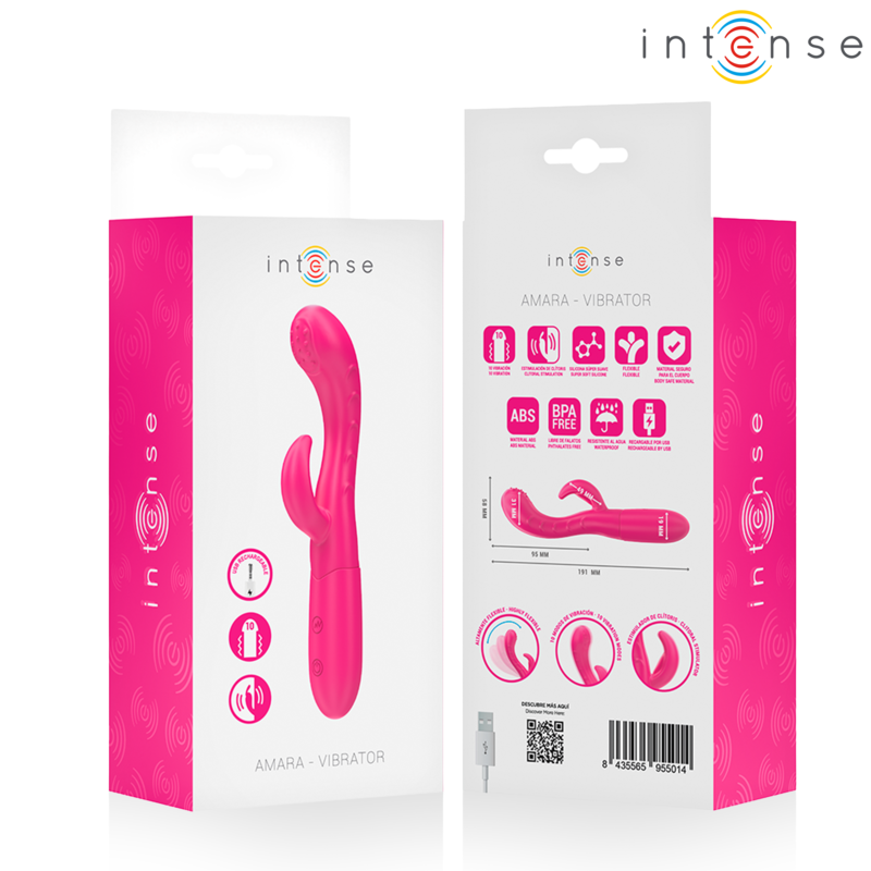 klitorisvibrator mit zunge und 10 vibrationsmodi für intensiven genuss intense