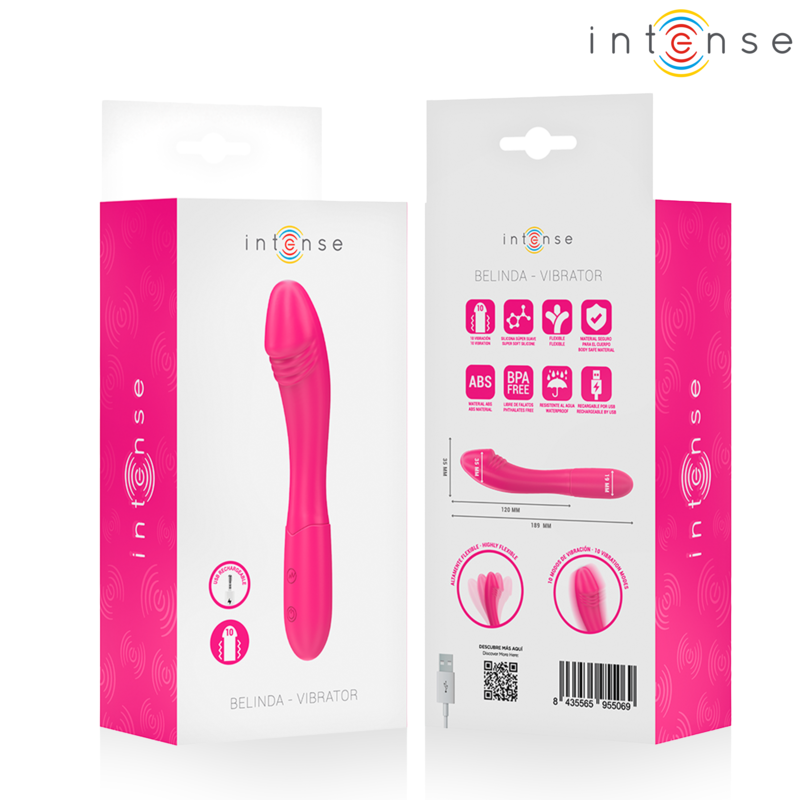 silikon vibrator 19 cm flexibel 10 modi für intensive stimulation intense