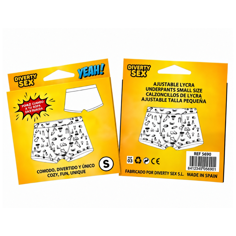 DIABLO PICANTE Sexy Boxershorts mit Penisprint, Small