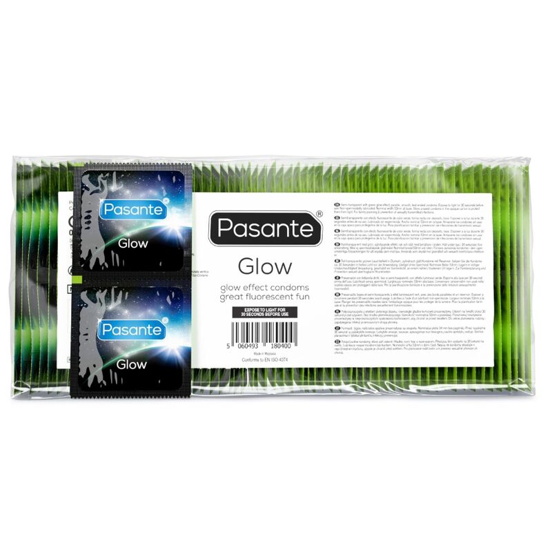 PASANTE Glow Kondome, 144 Stück