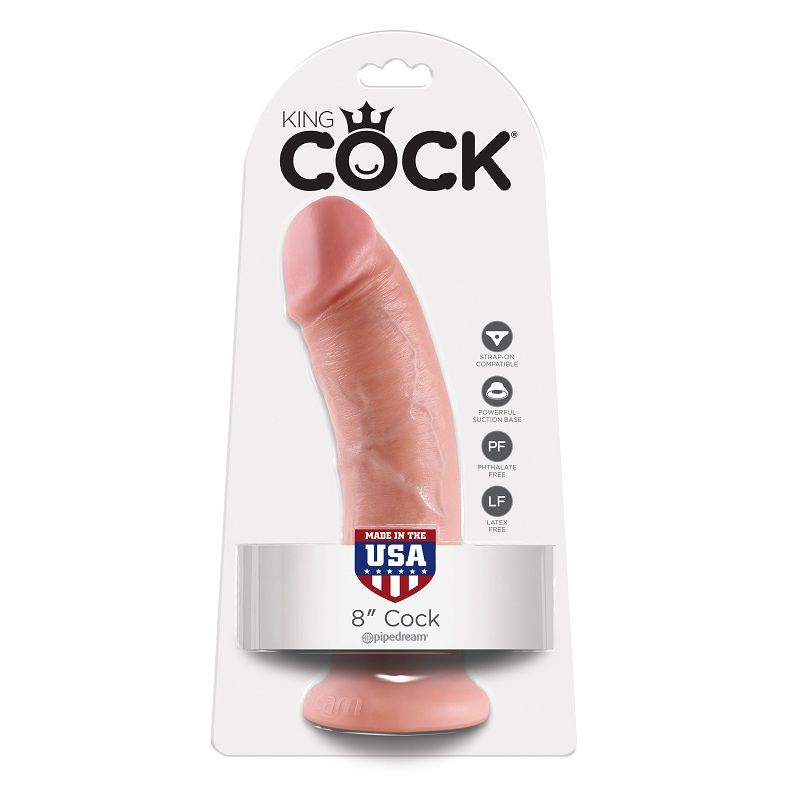 king cock 8 dildo fleisch 20.3 cm