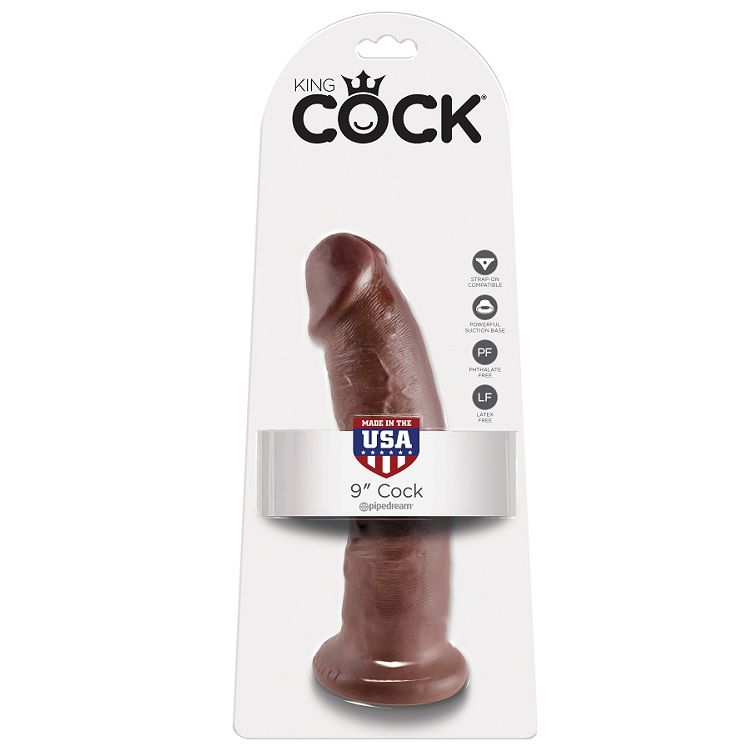 king cock 9 hahn braun 22.9 cm