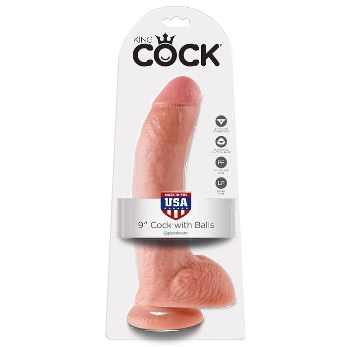 king cock 9 schwanzfleisch mit eier 22.9 cm