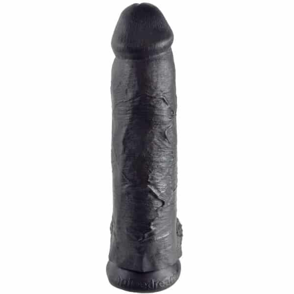 king cock 12 dildo schwarz mit eier 30.48 cm