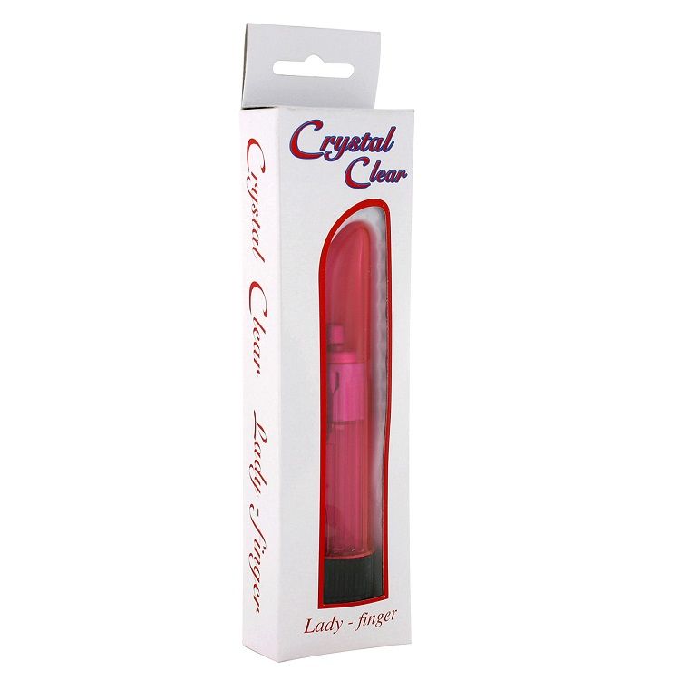 seven creations kristallklarer vibrator lady rosa