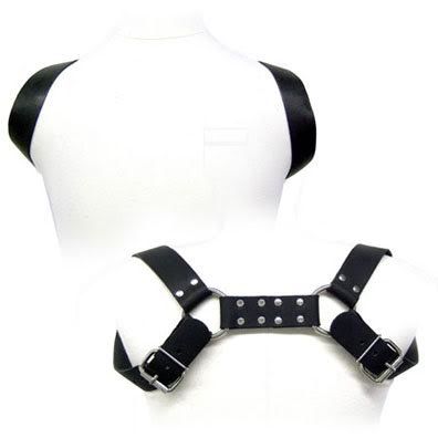 leather body holster harness