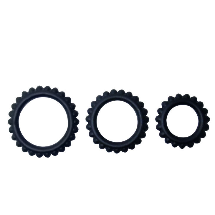 baile titan set 3stk cockring schwarz 2.8 + 2.4 + 1.9 cm