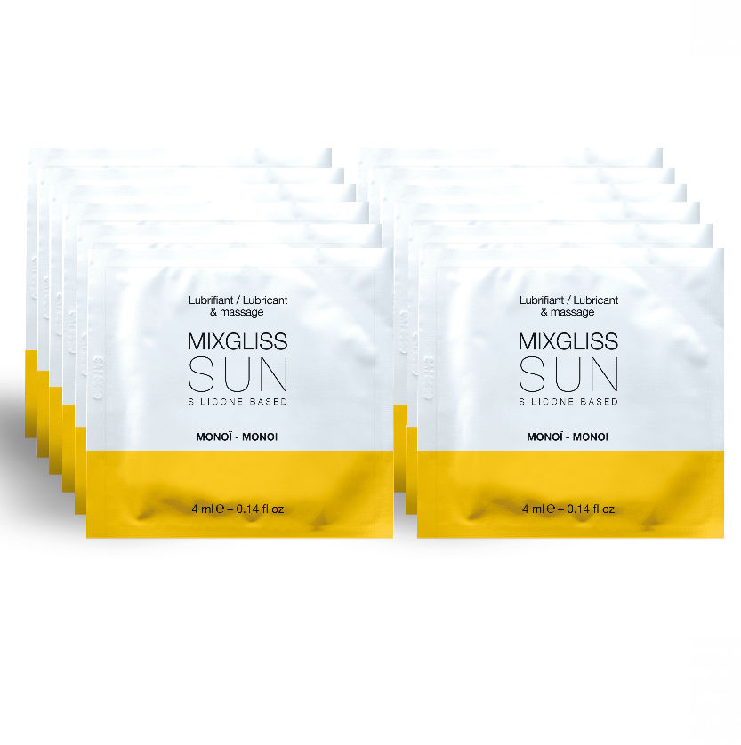 mixgliss schmiermittel aroma monoi 12 auf silikonbasis, einzeldosis 4ml