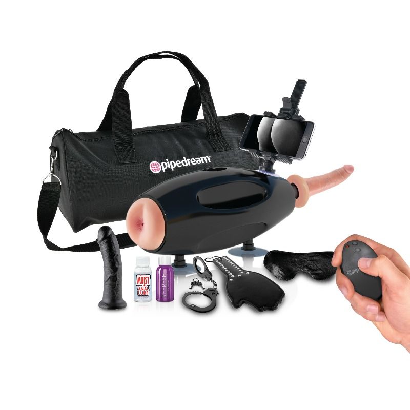 reisefertige sexmaschine mit saugnäpfen und usb vibrator fetish fantasy extreme