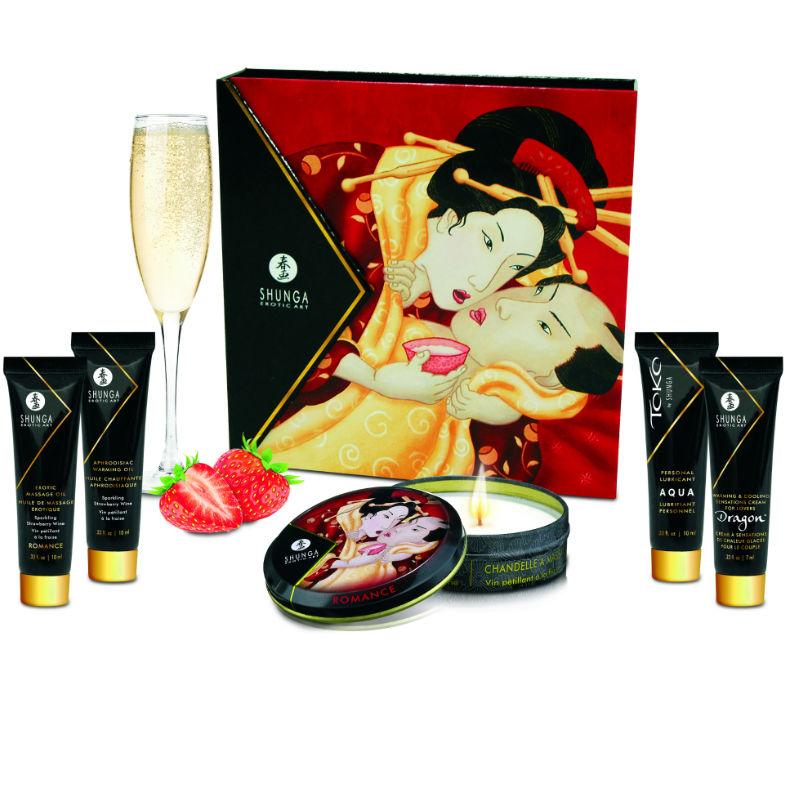 shunga geheimes geisha erdbeer und cava kit