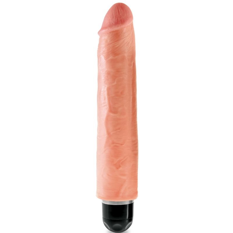 king cock steifer realistischer vibrator 25.4 cm natÜrlich