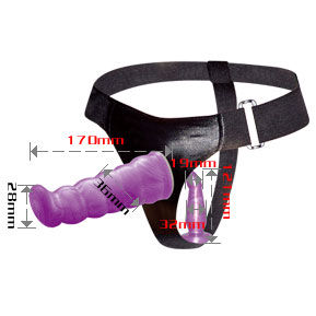 baile weibliches anal und vaginalgeschirr flieder g punkt 17 cm
