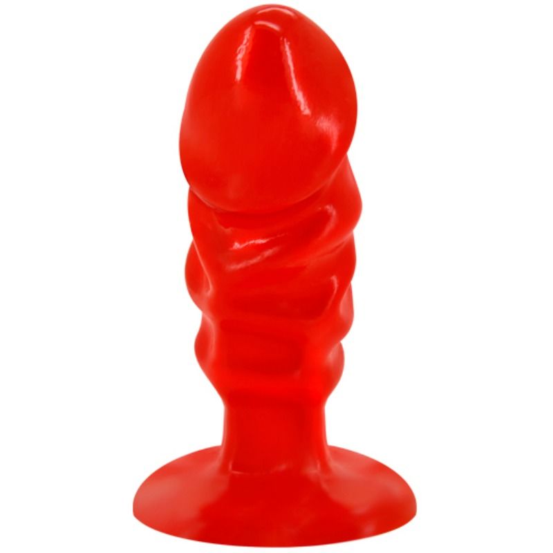 baile unisex analplug mit rotem saugnapf