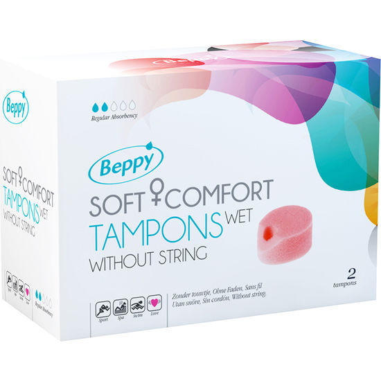 beppy soft comfort tampons wet 2units