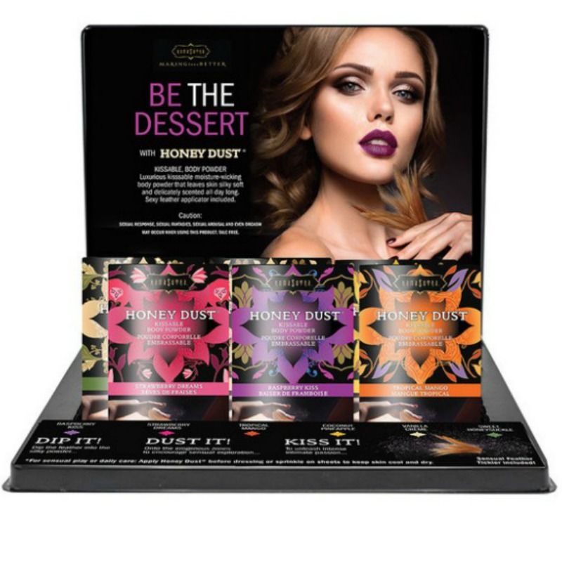 kamasutra essbares pulver display honigstaub