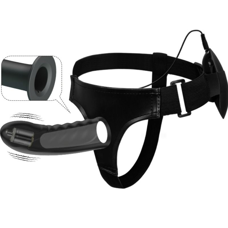 pretty love marvin strap on mit vibration und hohldildo