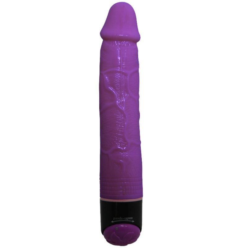 baile bunter sex lila realistischer vibrator 23 cm