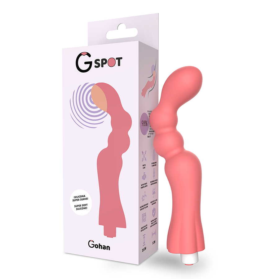 g spot gohan vibrator hellrot