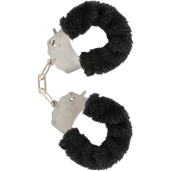 toyjoy furry fun cuffs bondage schwarz