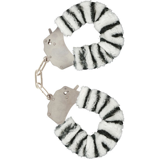 toyjoy furry fun manschetten bondage zebra