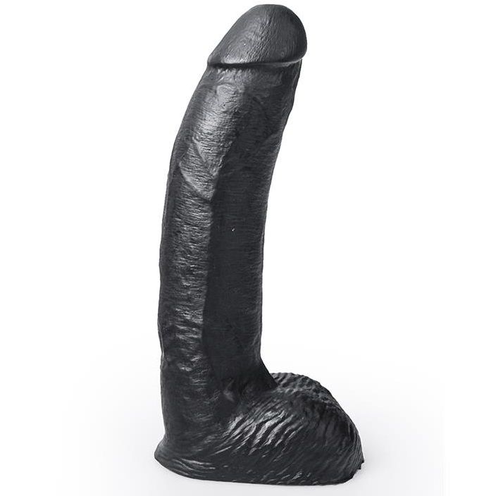 hung system realistischer dildo schwarz farbe george 22 cm