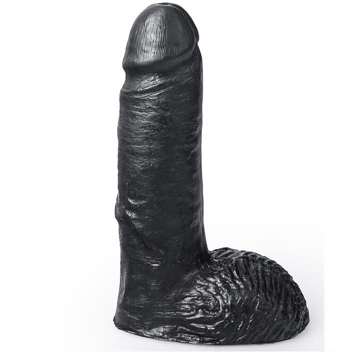 hung system realistischer dildo schwarz farbe cesar 19 cm