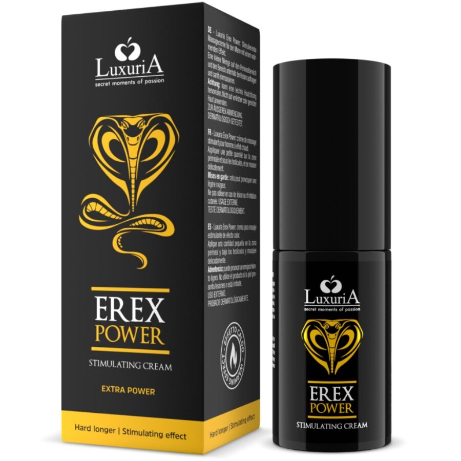 intimateline luxuria erex power hard lngere peniscreme 30 ml