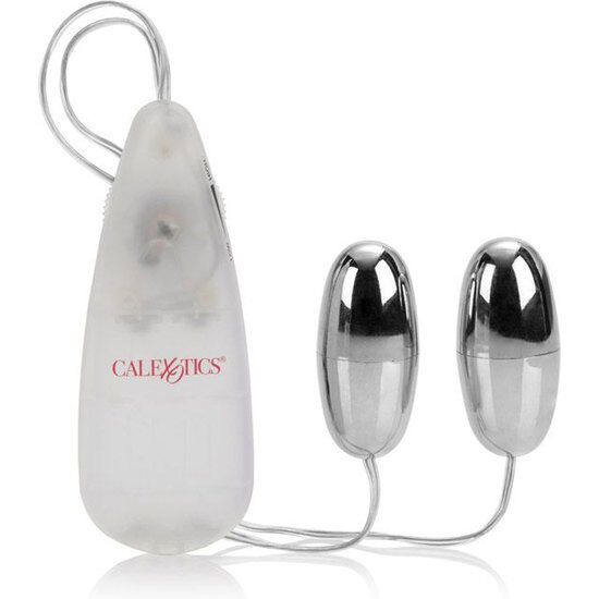 calexotics vibrierende kugeln silber duo