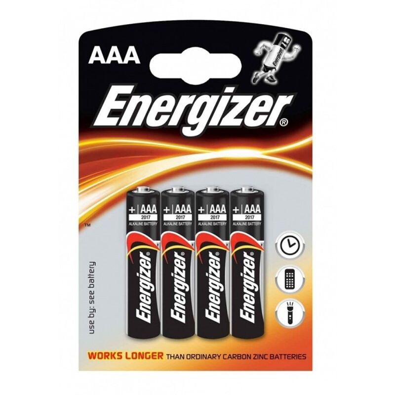 energizer alkaline power batterie aaa lr03 *4