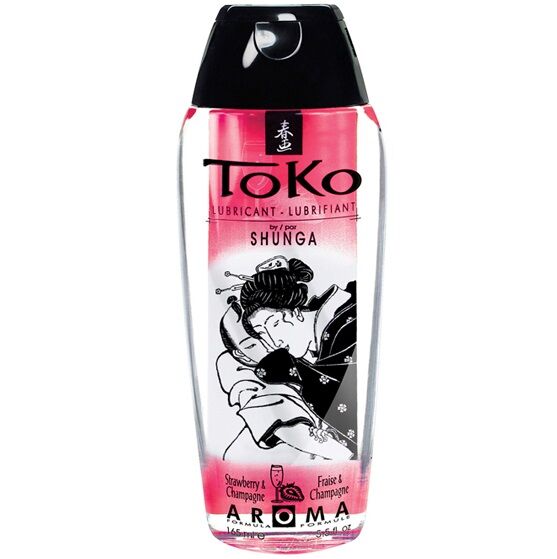 shunga toko erdbeer und champagner schmiermittel aroma