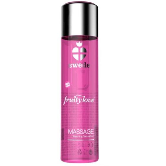 swede fruity love massageÖl mit wÄrmendem effekt, rosa grapefruit mit mango 60 ml