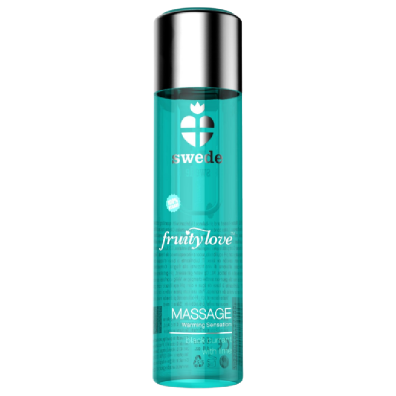 swede fruity love massageÖl mit wÄrmendem effekt schwarze johannisbeere und limette 120 ml