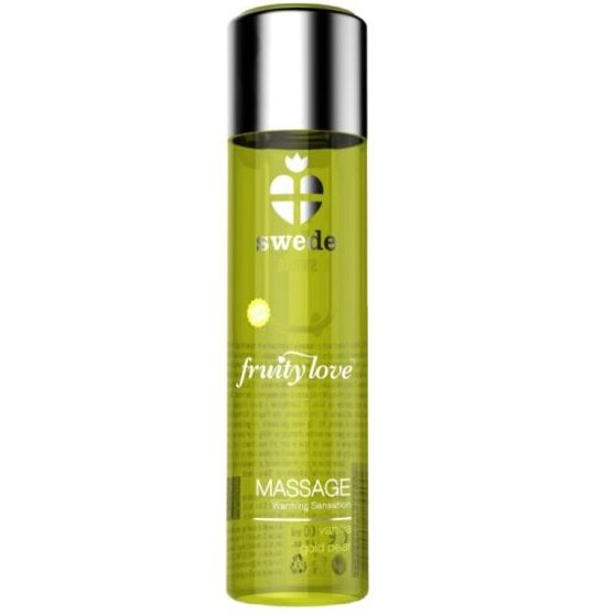 swede fruity love massageÖl mit wÄrmendem effekt, vanille und goldbirne 60 ml.