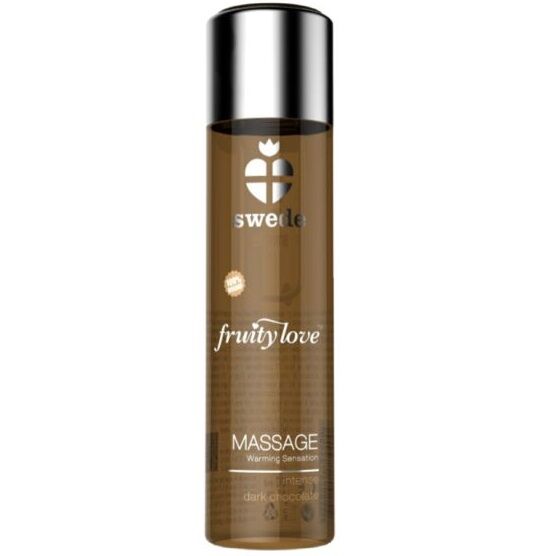 swede fruity love massageÖl mit wÄrmendem effekt intensive dunkle schokolade 60 ml