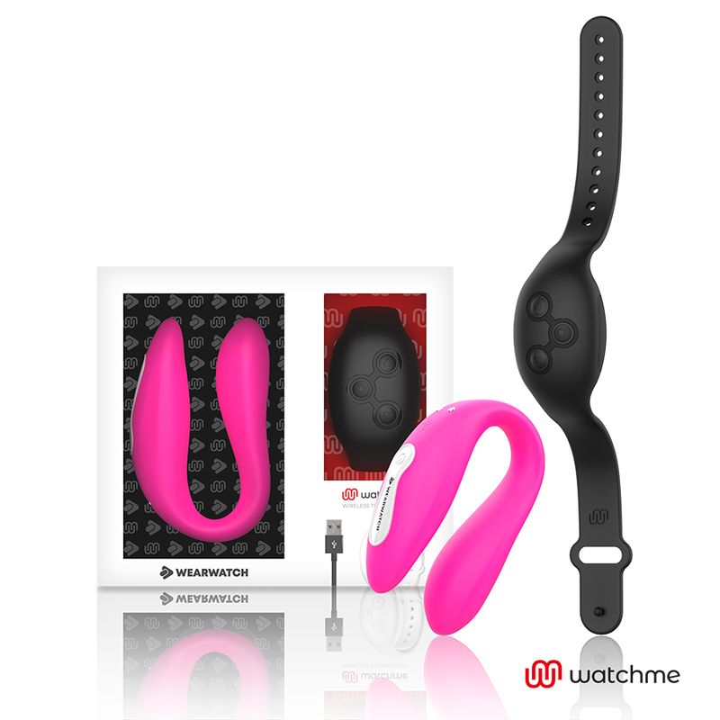 wearwatch watchme dual technology vibrator fuchsia/azabache