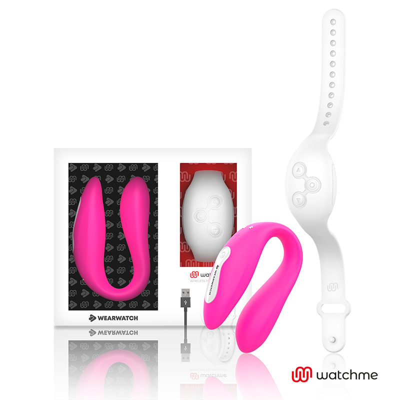 wearwatch watchme dual technology vibrator fuchsia / snow